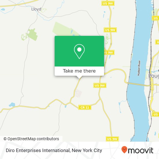 Diro Enterprises International map