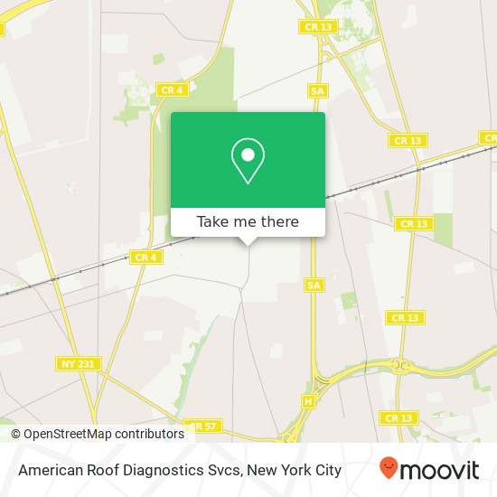 American Roof Diagnostics Svcs map