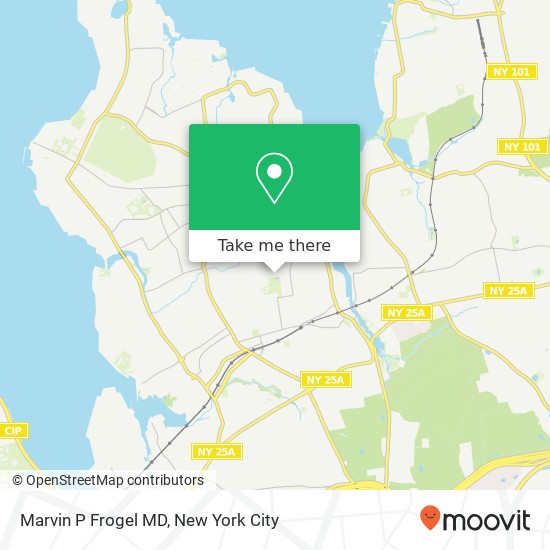 Marvin P Frogel MD map