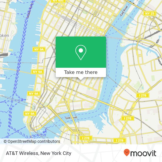 AT&T Wireless map