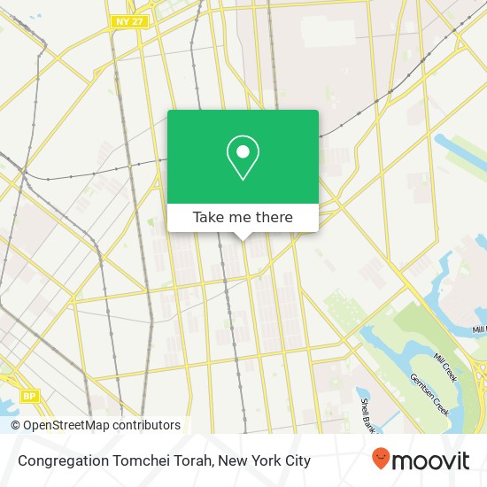 Mapa de Congregation Tomchei Torah