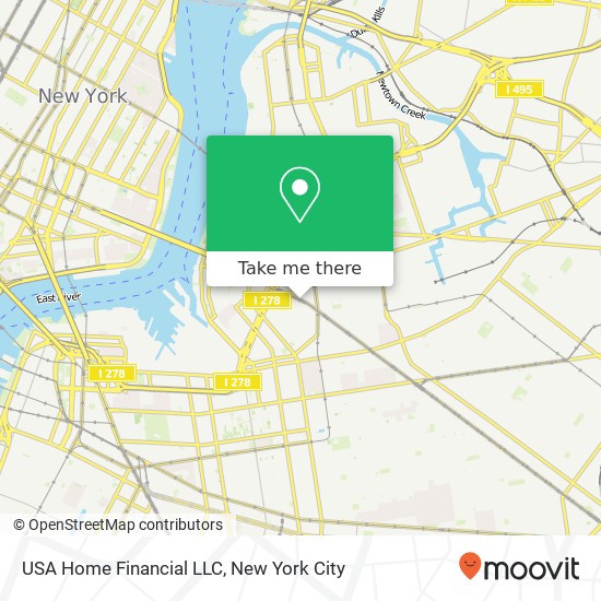 Mapa de USA Home Financial LLC