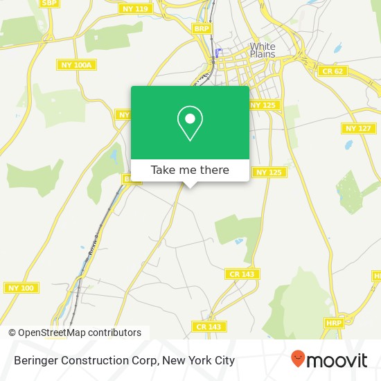 Beringer Construction Corp map