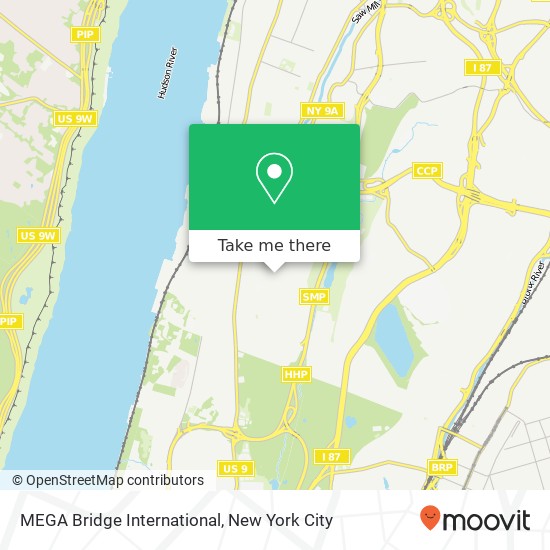 MEGA Bridge International map