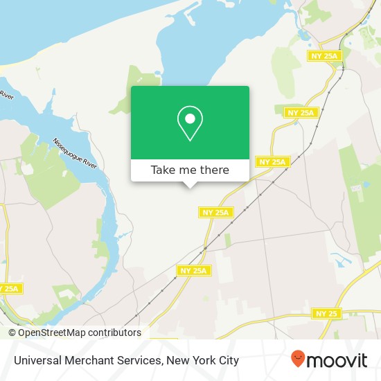 Mapa de Universal Merchant Services