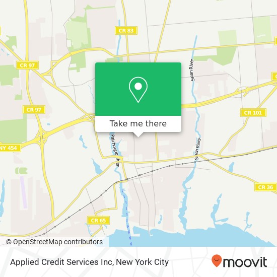 Applied Credit Services Inc map