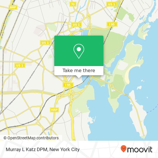 Murray L Katz DPM map