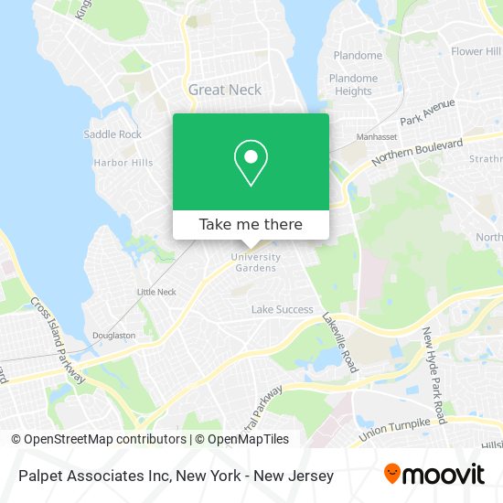 Palpet Associates Inc map