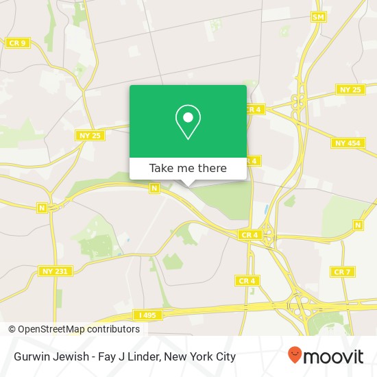 Mapa de Gurwin Jewish - Fay J Linder