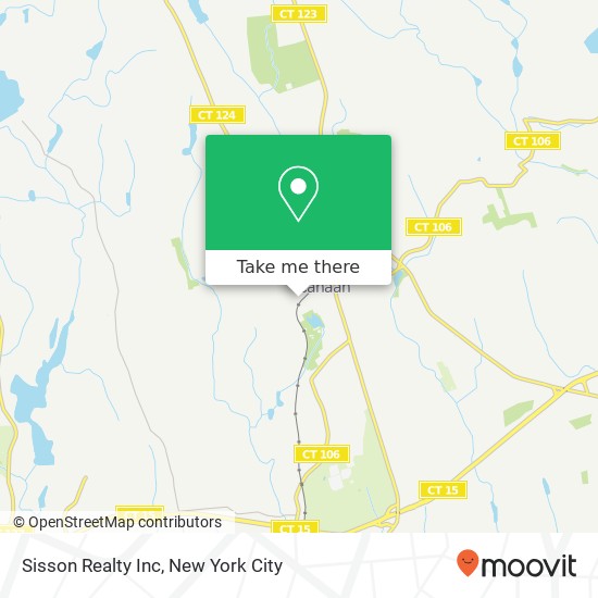 Sisson Realty Inc map