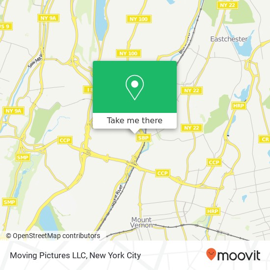 Mapa de Moving Pictures LLC