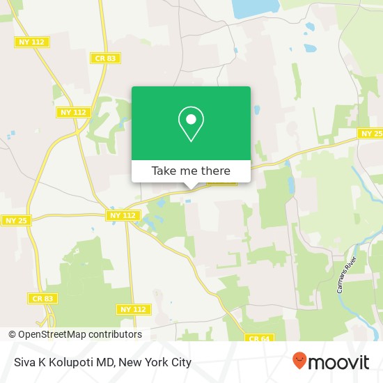 Mapa de Siva K Kolupoti MD