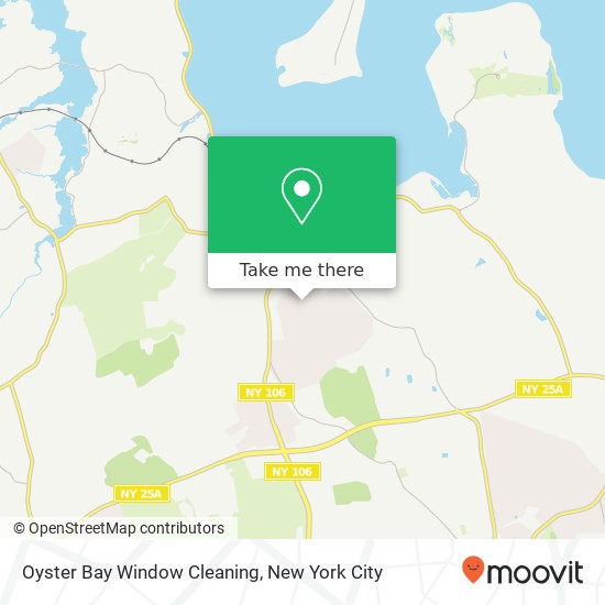 Oyster Bay Window Cleaning map