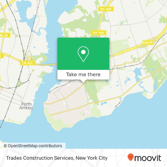 Trades Construction Services map