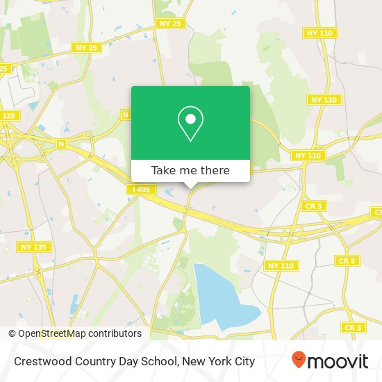 Crestwood Country Day School map