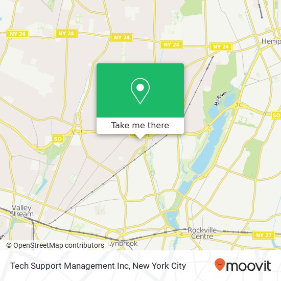 Tech Support Management Inc map