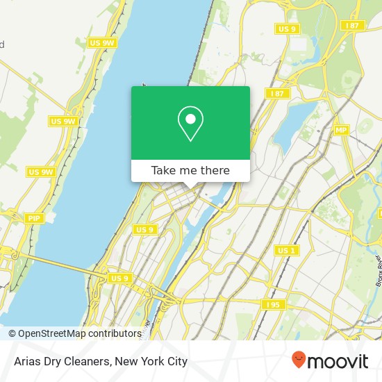 Arias Dry Cleaners map