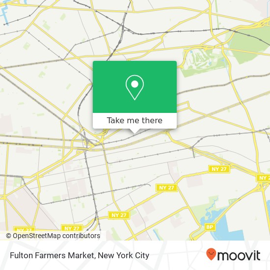 Mapa de Fulton Farmers Market
