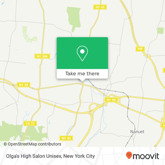 Mapa de Olga's High Salon Unisex