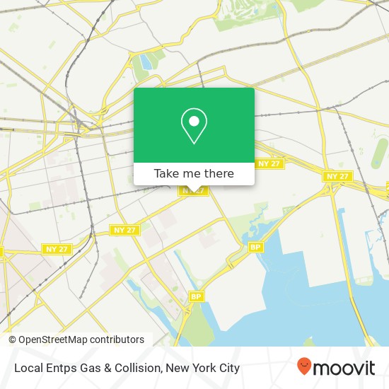 Mapa de Local Entps Gas & Collision