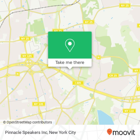 Pinnacle Speakers Inc map