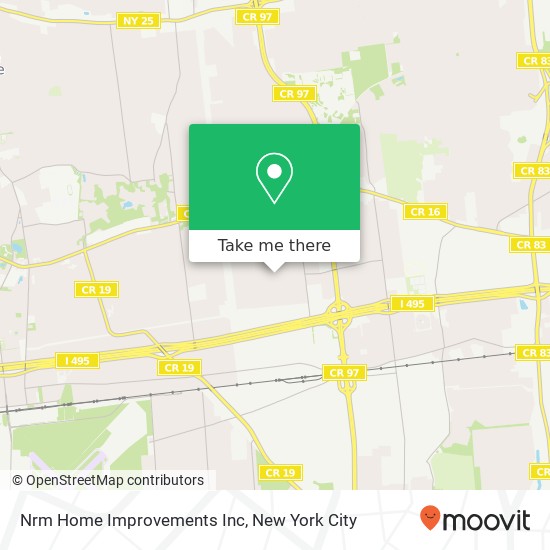 Mapa de Nrm Home Improvements Inc