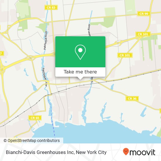 Mapa de Bianchi-Davis Greenhouses Inc