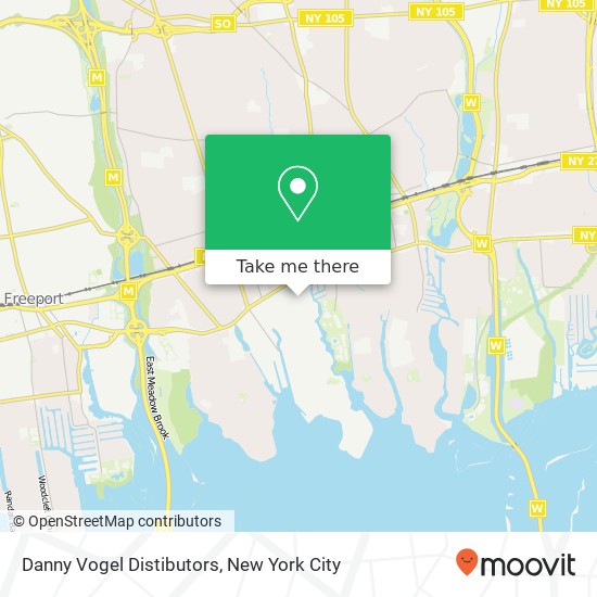 Mapa de Danny Vogel Distibutors