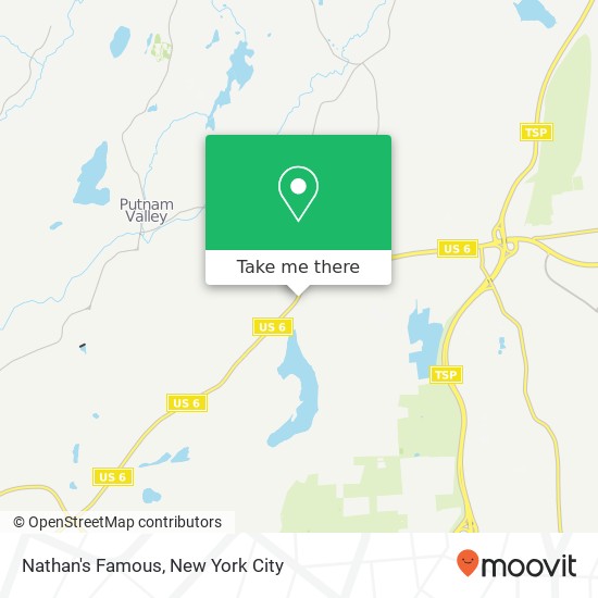Mapa de Nathan's Famous