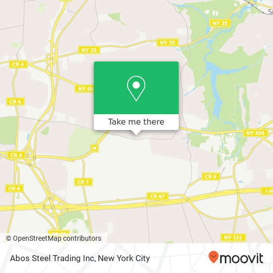 Abos Steel Trading Inc map
