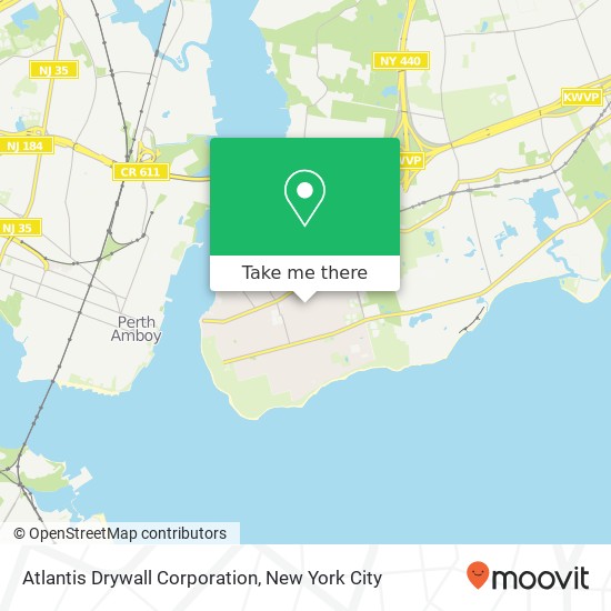 Mapa de Atlantis Drywall Corporation