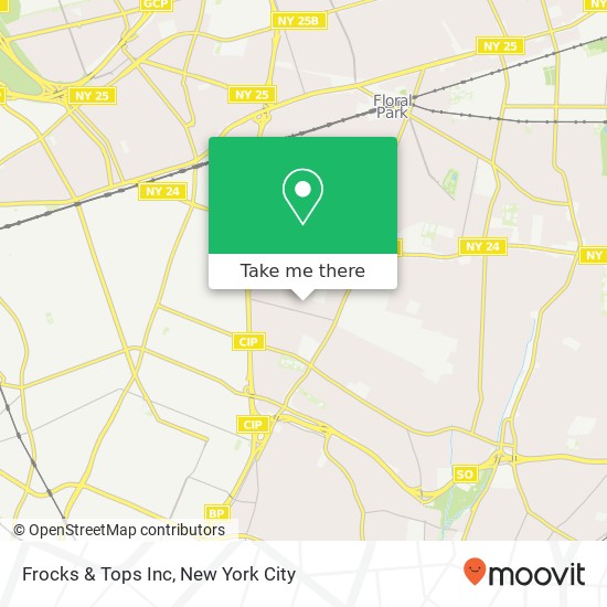 Frocks & Tops Inc map