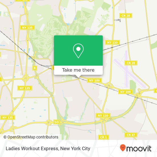 Ladies Workout Express map