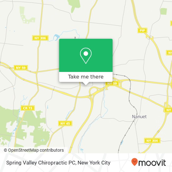 Spring Valley Chiropractic PC map