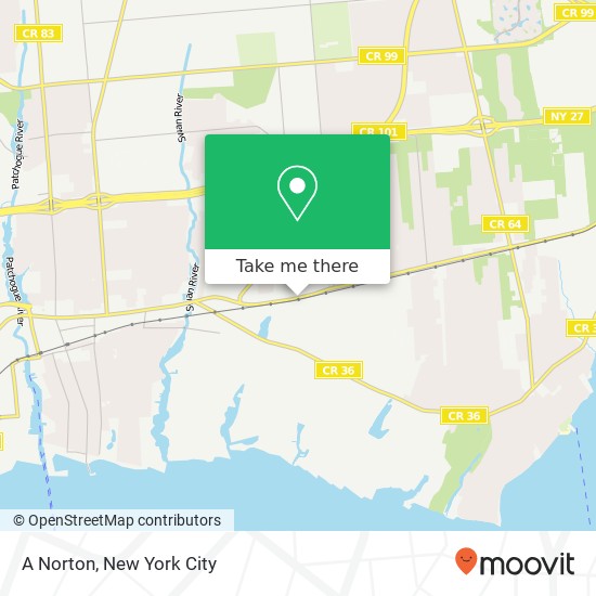 Mapa de A Norton