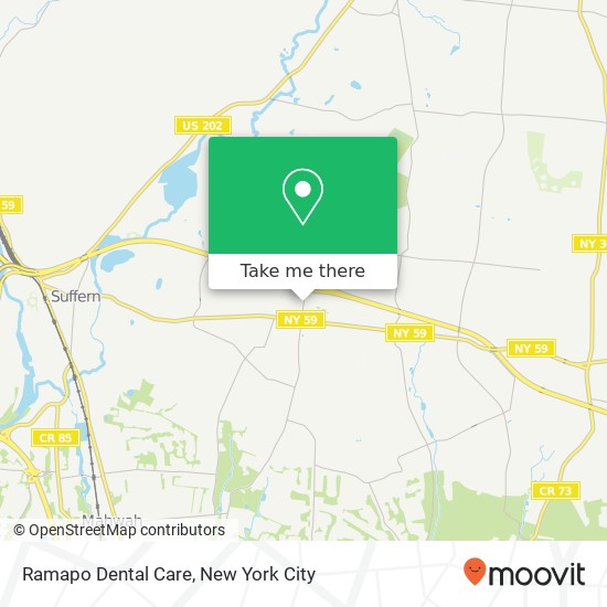 Ramapo Dental Care map