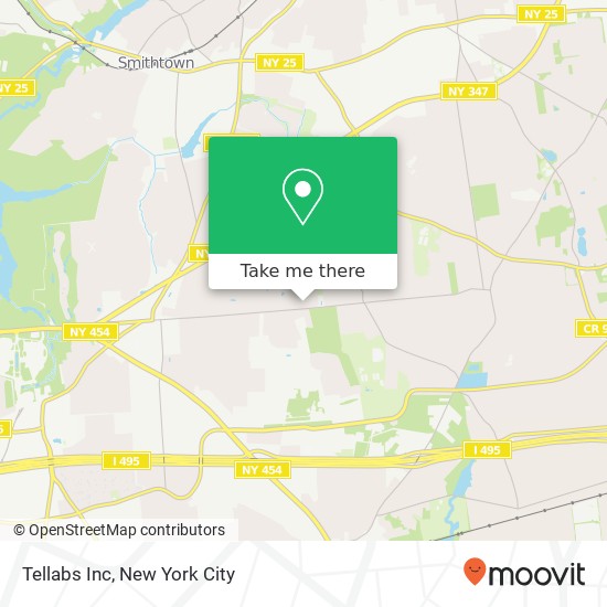 Tellabs Inc map