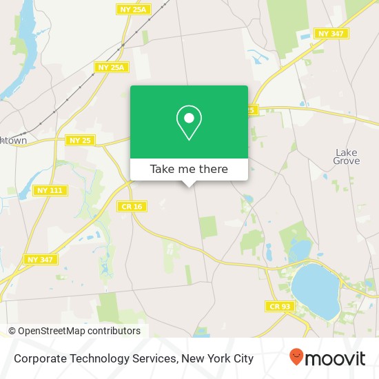 Corporate Technology Services map