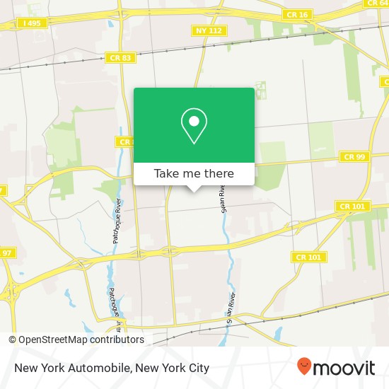 Mapa de New York Automobile