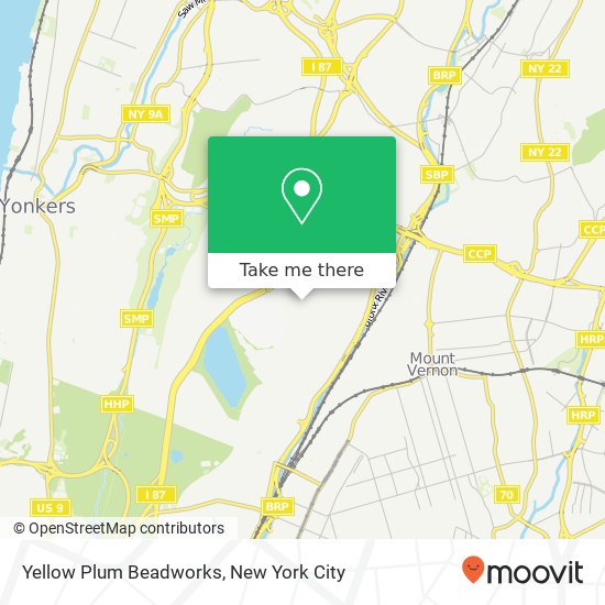 Yellow Plum Beadworks map