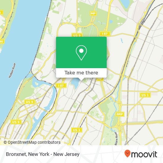 Bronxnet map