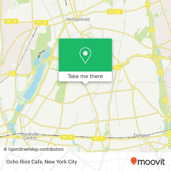 Ocho Rios Cafe map