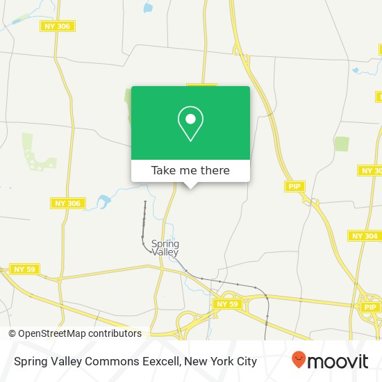 Mapa de Spring Valley Commons Eexcell