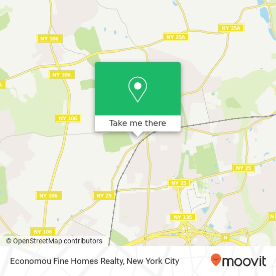 Economou Fine Homes Realty map