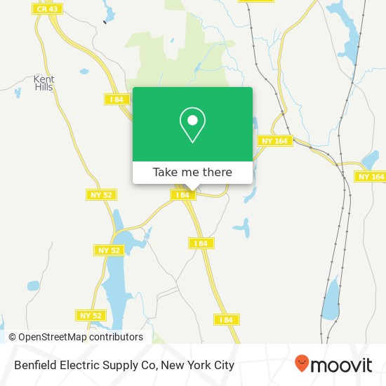 Benfield Electric Supply Co map
