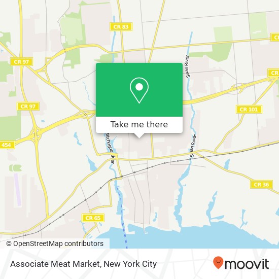 Associate Meat Market map