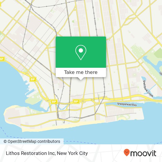 Lithos Restoration Inc map