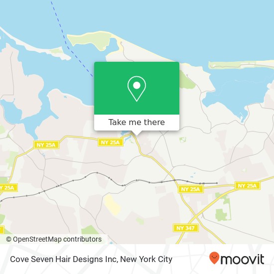 Cove Seven Hair Designs Inc map