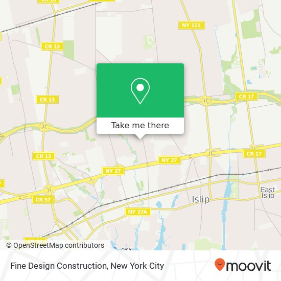 Fine Design Construction map