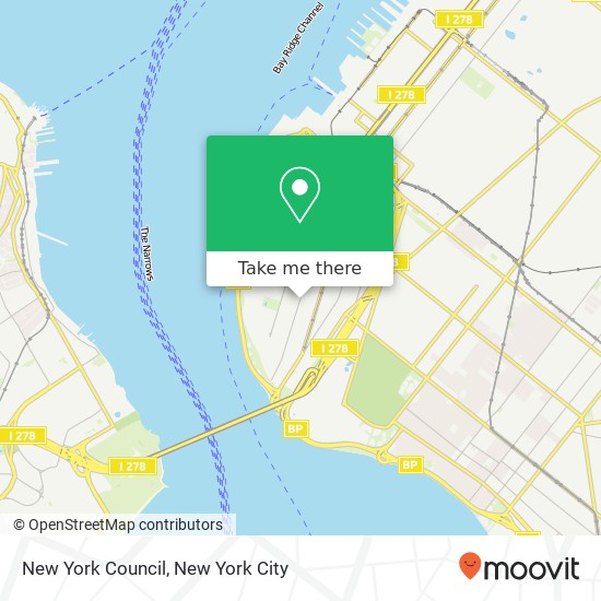 New York Council map
